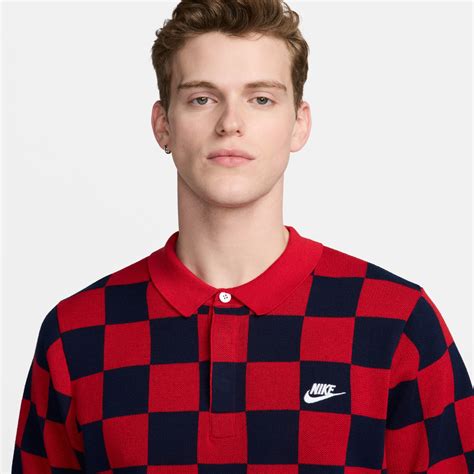 zwarte nike polo|nike checkered polo.